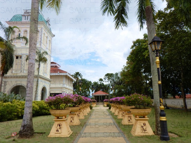 写真素材_南国の洋館 ・3264x2448