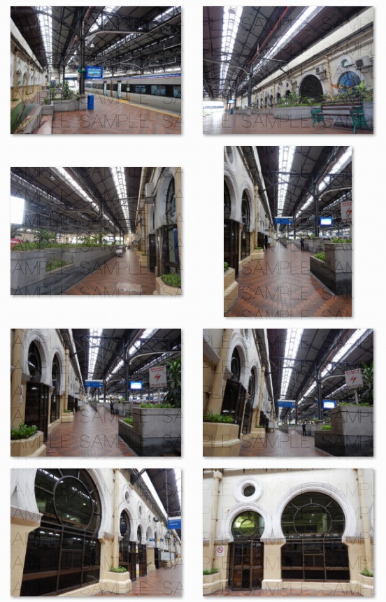 写真素材_英国アラブ風・鉄道駅