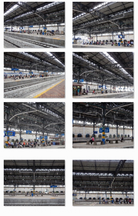 写真素材_英国アラブ風・鉄道駅