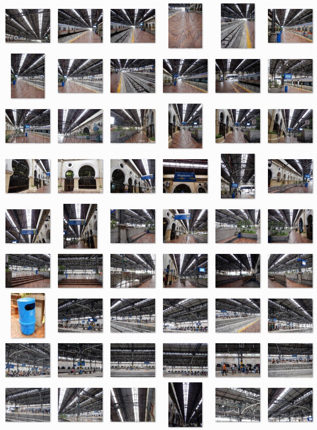 写真素材_英国アラブ風・鉄道駅