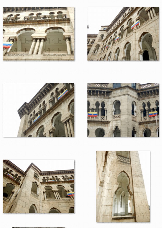 写真素材_英国アラブ風建築2種