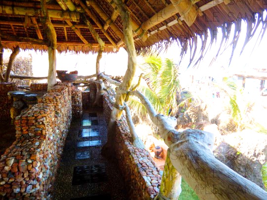 写真素材_首長の村落