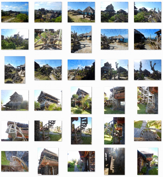 写真素材_首長の村落