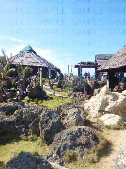 写真素材_首長の村落