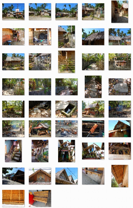 写真素材_アジアの貧村