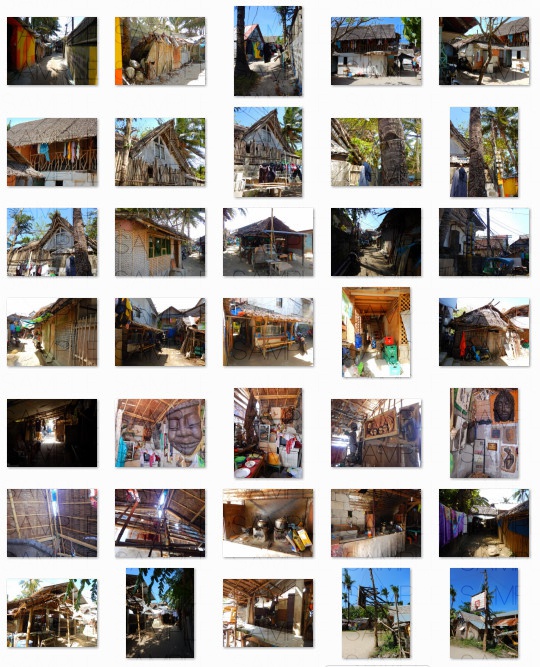 写真素材_アジアの貧村