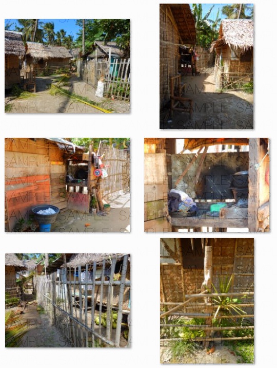 写真素材_アジアの貧村