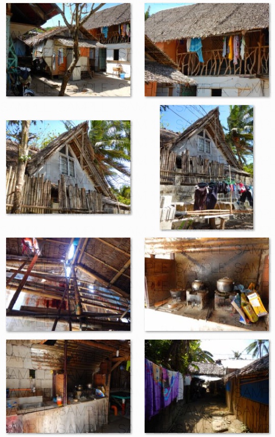 写真素材_アジアの貧村