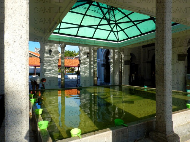 オレンジ屋根のモスク・写真素材集