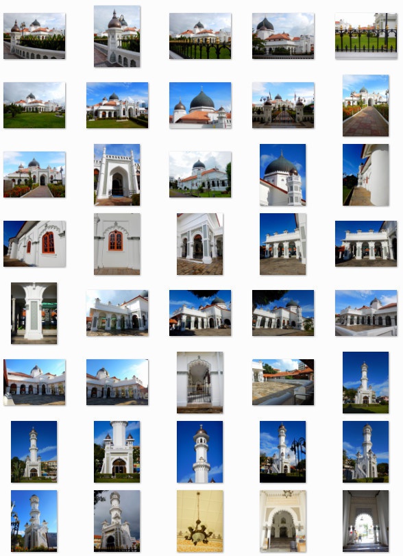 オレンジ屋根のモスク・写真素材集