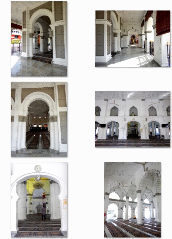 オレンジ屋根のモスク・写真素材集