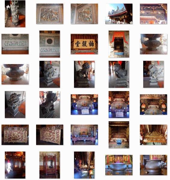 絢爛の中華寺・写真素材