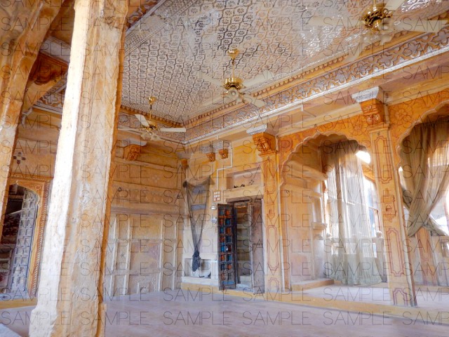 砂漠の貴族邸:写真素材集