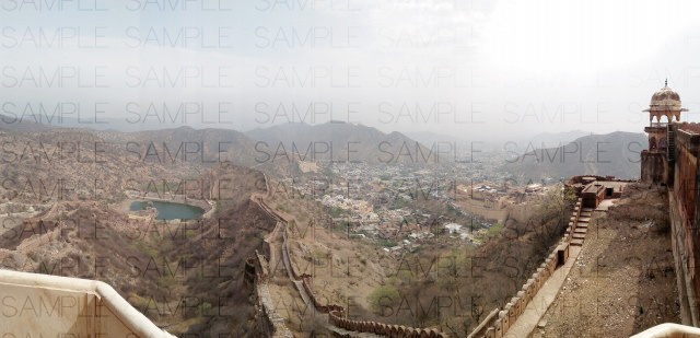 山岳の城塞郡:写真素材集