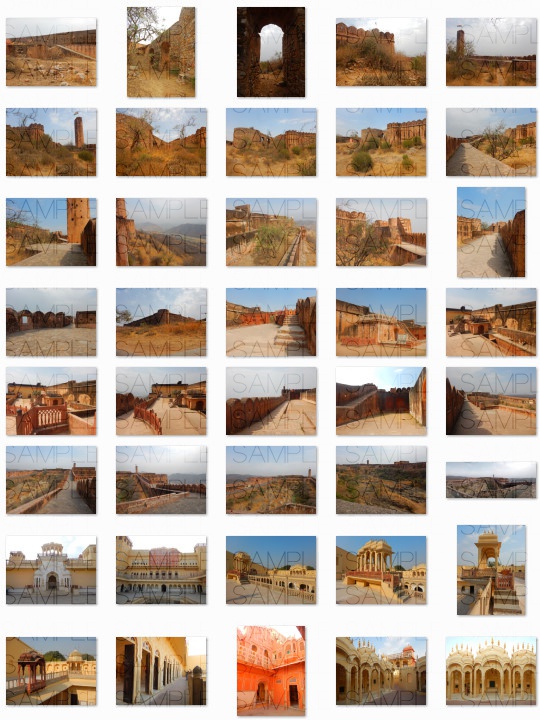 山岳の城塞郡:写真素材集