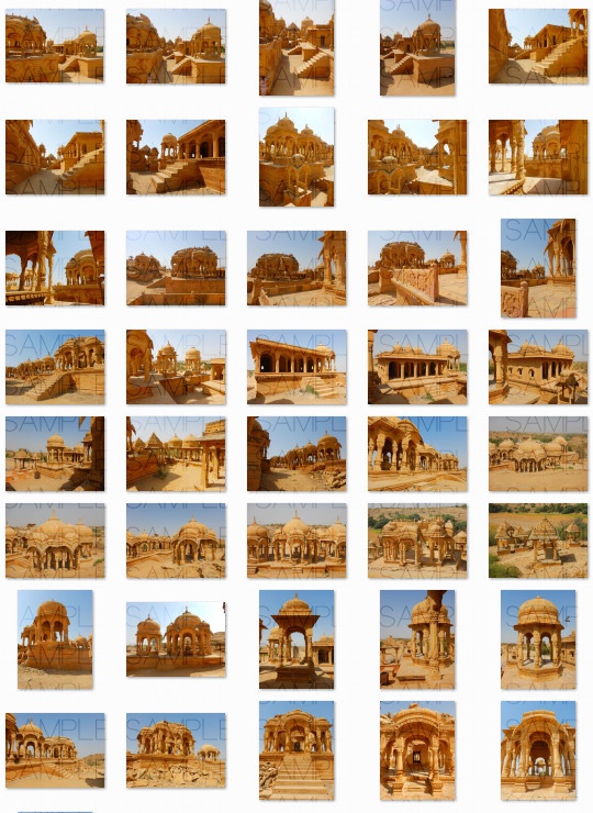 マハラジャの墓地:写真素材集