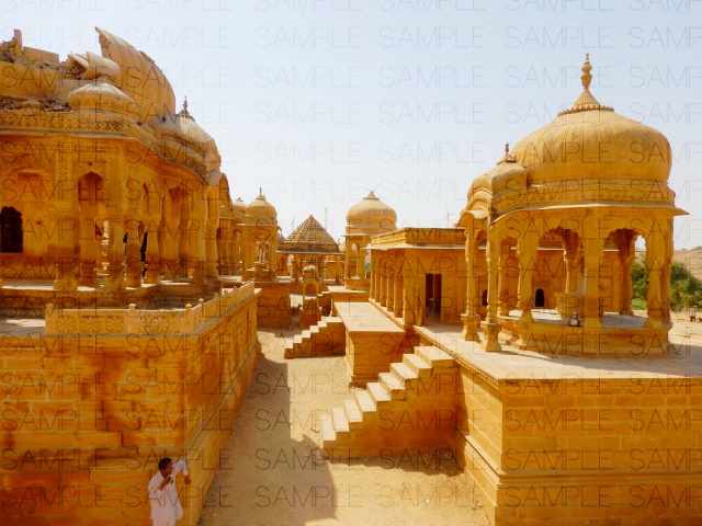 マハラジャの墓地:写真素材集