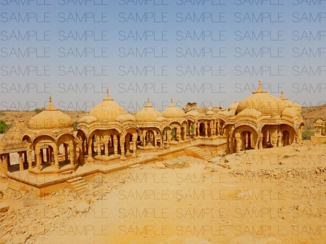 マハラジャの墓地:写真素材集