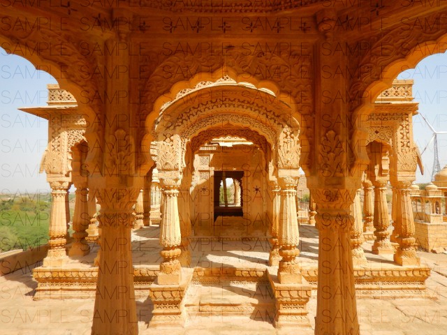 マハラジャの墓地:写真素材集