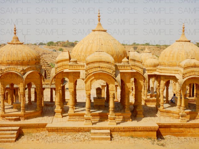 マハラジャの墓地:写真素材集