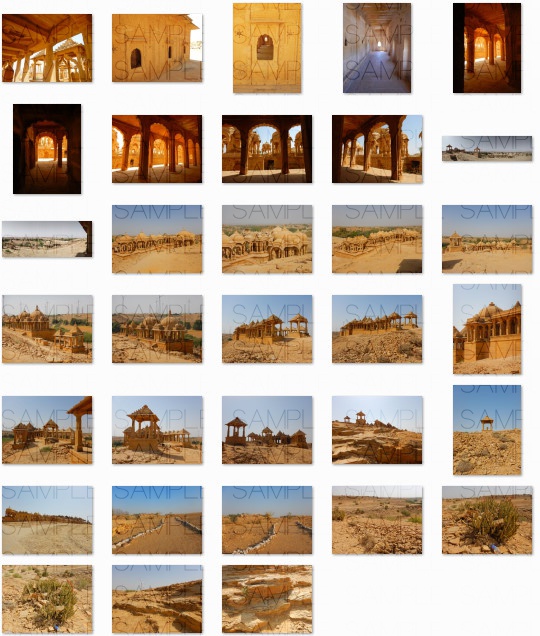 マハラジャの墓地:写真素材集