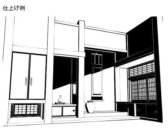 和室3Dパーツ6種セット・コミスタクリスタ兼用素材