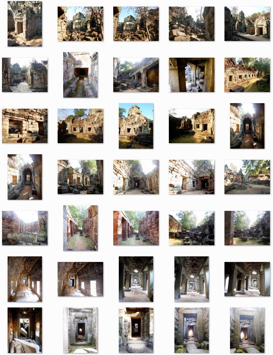 熱帯の古代遺跡:写真素材集