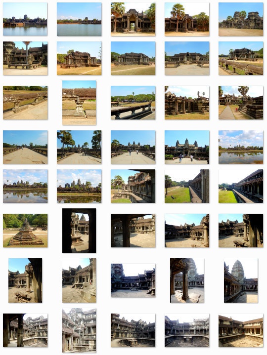 熱帯の古代遺跡:写真素材集