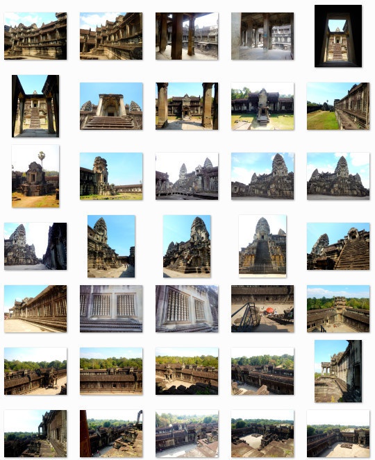 熱帯の古代遺跡:写真素材集