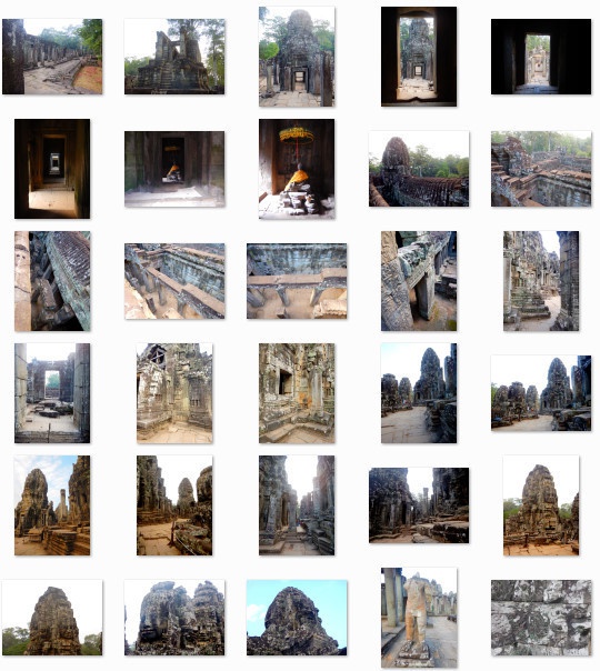 熱帯の古代遺跡:写真素材集