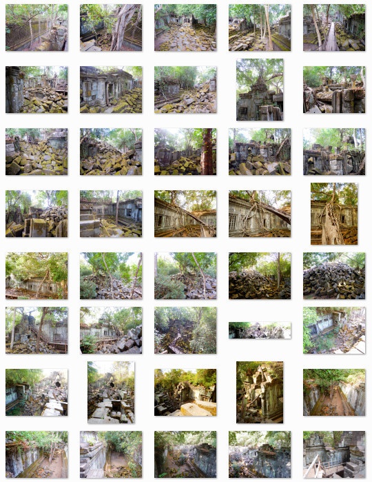 熱帯の古代遺跡:写真素材集