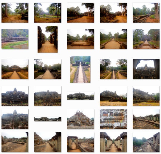 熱帯の古代遺跡:写真素材集