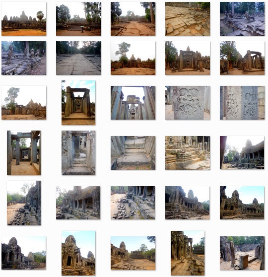 熱帯の古代遺跡:写真素材集