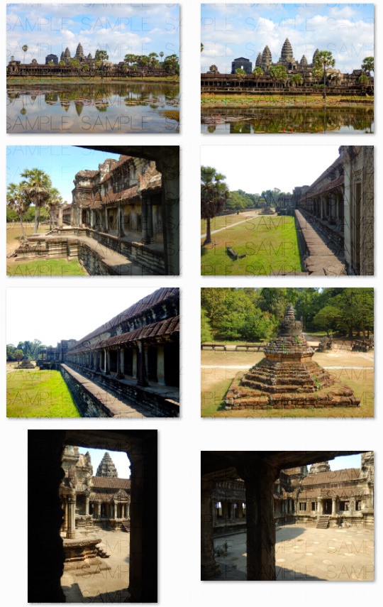 熱帯の古代遺跡:写真素材集