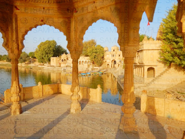 インド砂漠都市:写真素材集セット