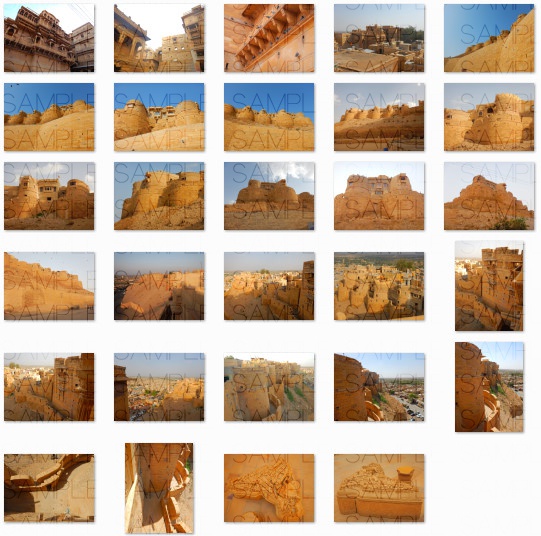 インド砂漠都市:写真素材集セット