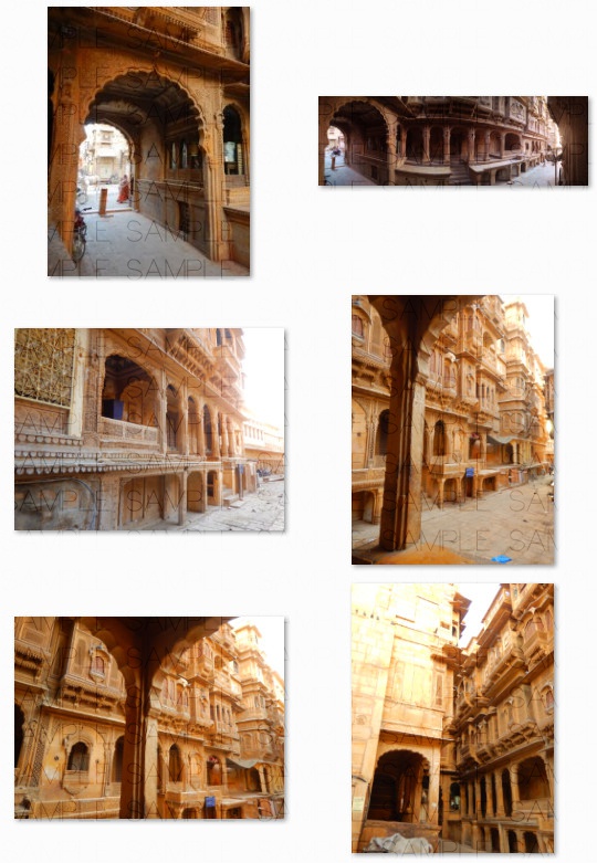 インド砂漠都市:写真素材集セット