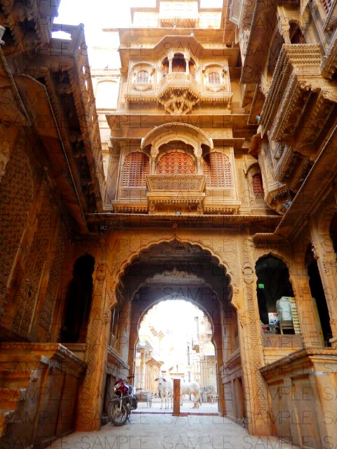 インド砂漠都市:写真素材集セット