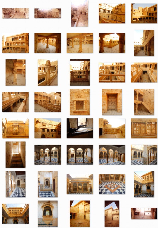 インド砂漠都市:写真素材集セット