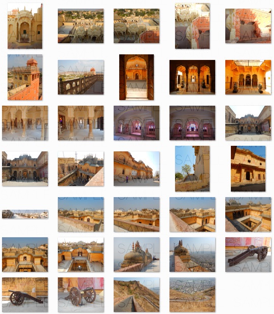 インド砂漠都市:写真素材集セット