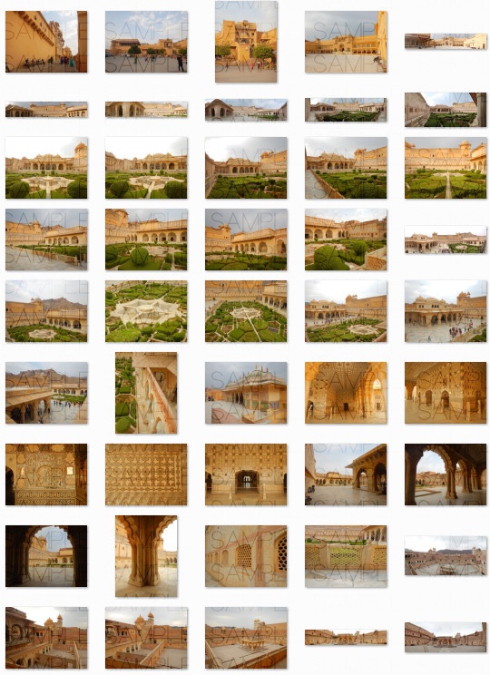 インド砂漠都市:写真素材集セット