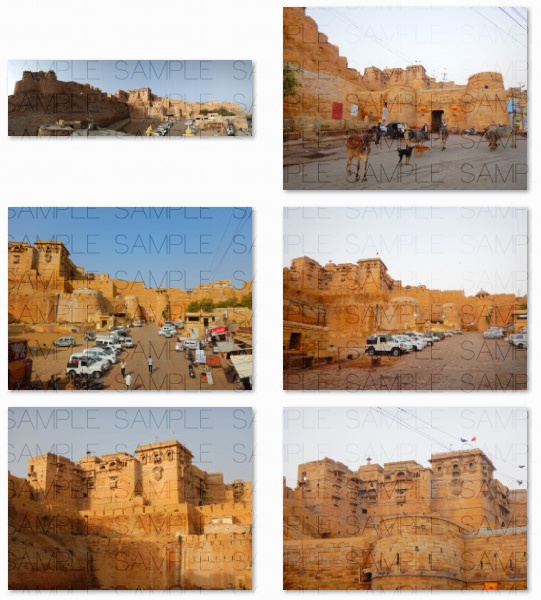 インド砂漠都市:写真素材集セット