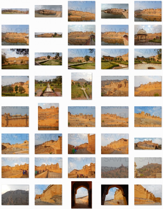 インド砂漠都市:写真素材集セット