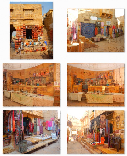 インド砂漠都市:写真素材集セット