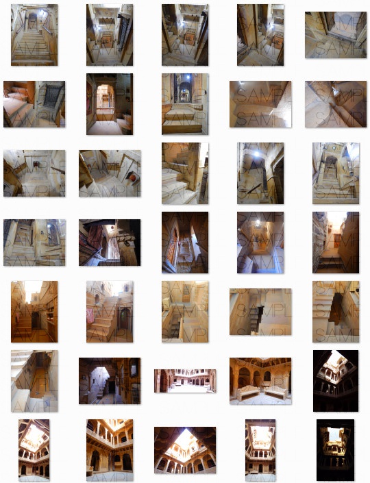 インド砂漠都市:写真素材集セット