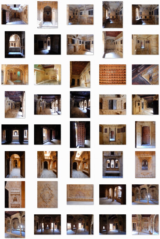 インド砂漠都市:写真素材集セット