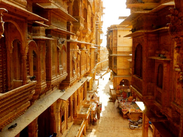 インド砂漠都市:写真素材集セット