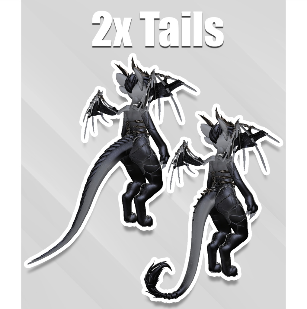 Spyko • Horror Dragon • VRChat Avatar • PC/Club/Quest