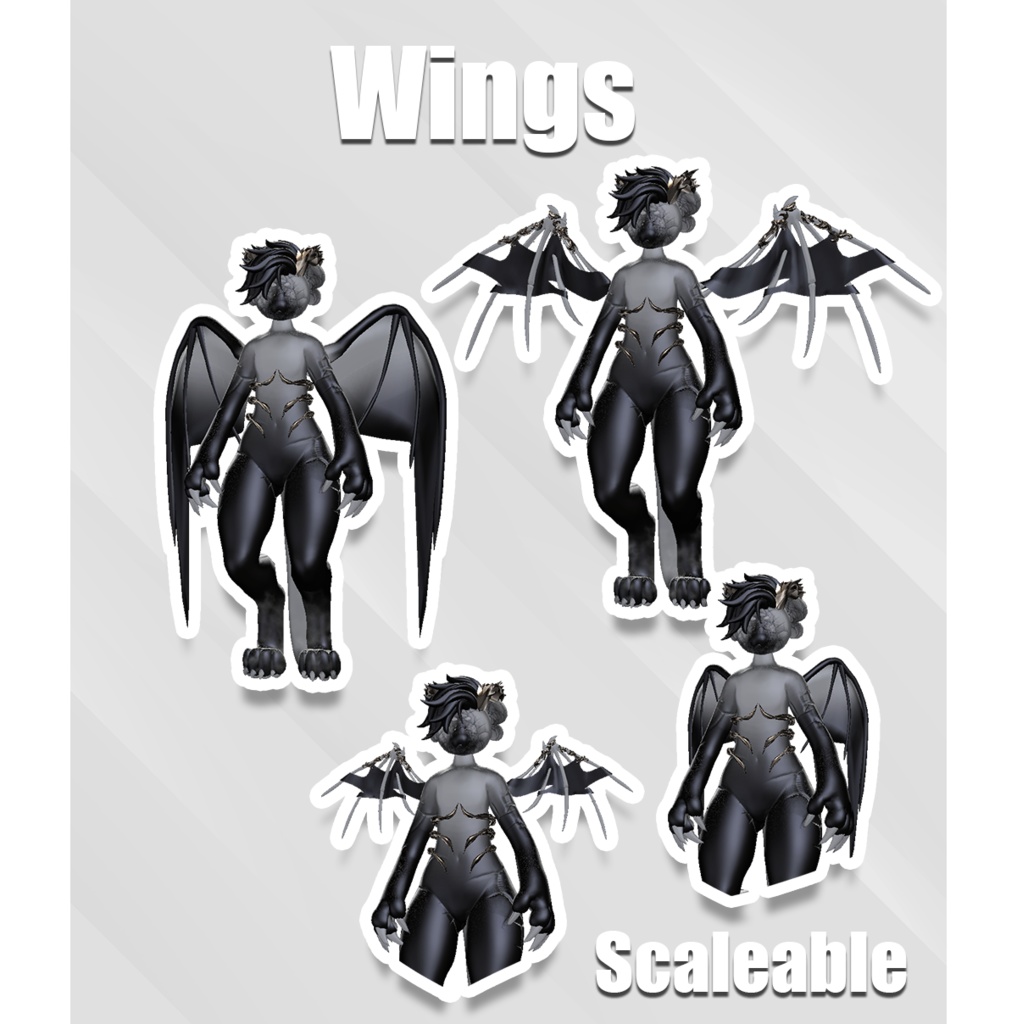 Spyko • Horror Dragon • VRChat Avatar • PC/Club/Quest