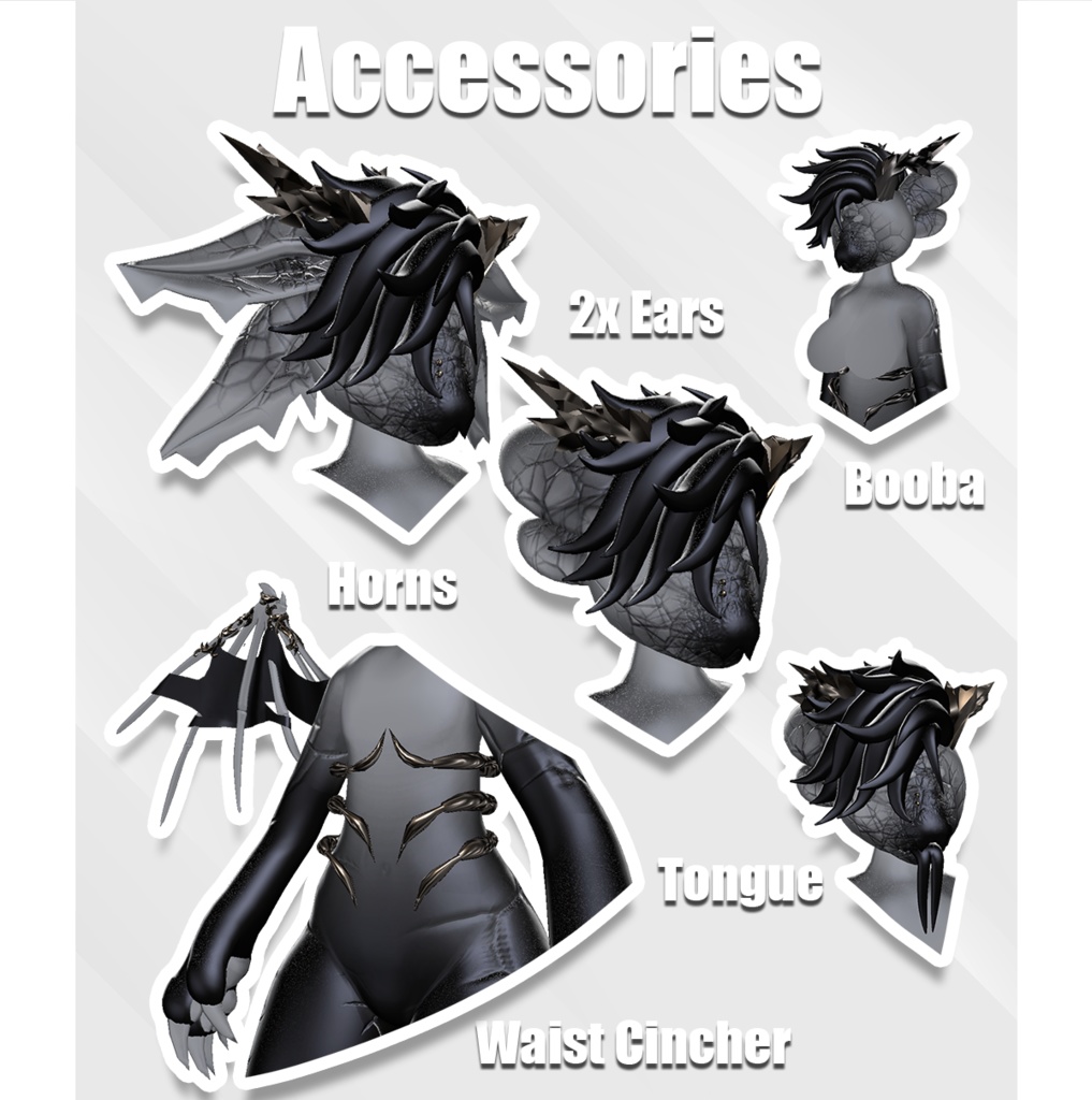 Spyko • Horror Dragon • VRChat Avatar • PC/Club/Quest